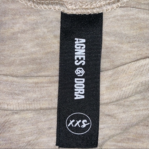 Agnes & Dora Knit Graphic Oversized Relaxed Fit Long Sleeves Shirt Top Blouse - Picture 3 of 3